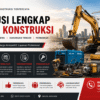 Ilustrasi alat konstruksi untuk membantu memilih beli atau sewa sesuai kebutuhan proyek