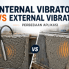 Perbandingan internal vibrator pada beton segar dan external vibrator pada formwork