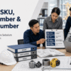 Tim teknis membandingkan perbedaan model SKU part number dan serial number pada dokumen serta nameplate alat konstruksi